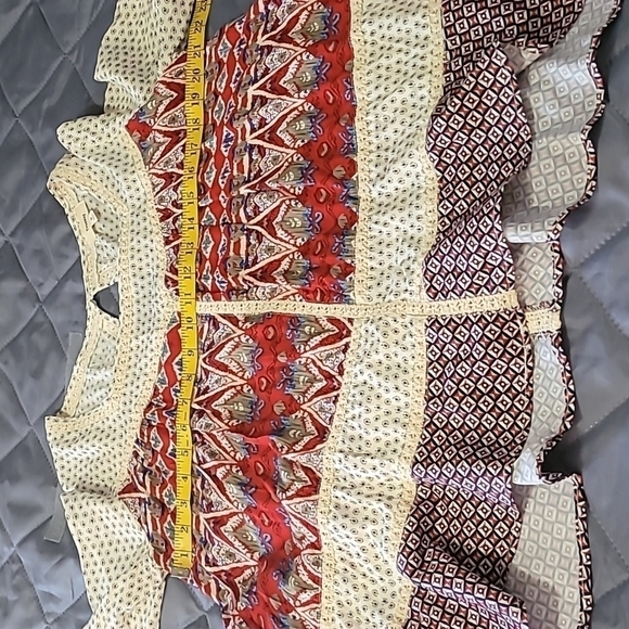 Freeway Women's Boho Top Size Medium - Picture 10 of 12